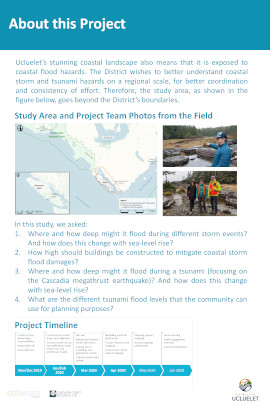 Ucluelet Flood Mapping Project Poster 2