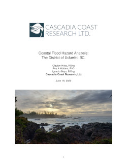 Appendix A Coastal Flood Hazard Analysis
