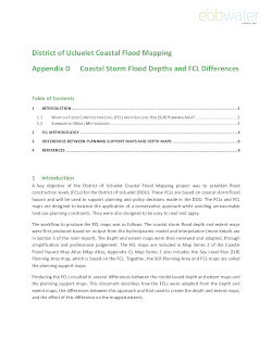 Appendix A Coastal Flood Hazard Analysis