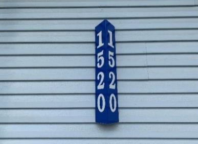 Reflective Address Sign Order Form