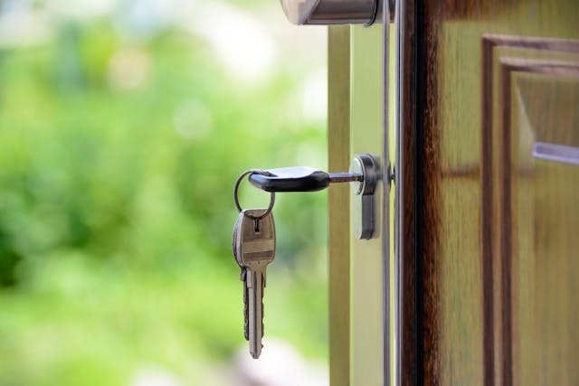 image of door key